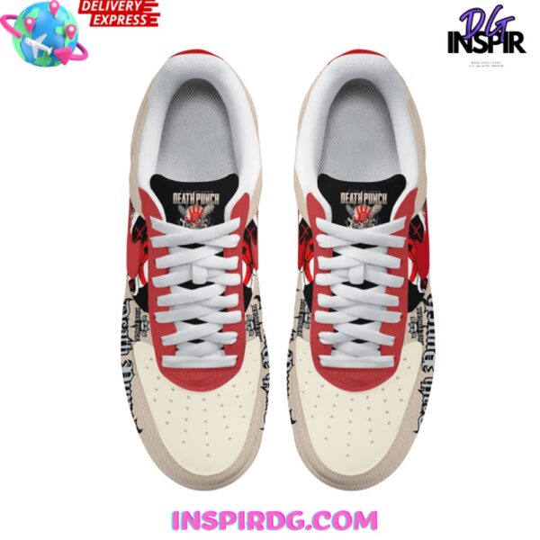 Tubopro Five Finger Death Punch Air Low-Top Sneakers Shoes For Men And Women - Image 3
