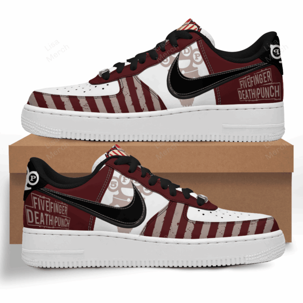 Tubopro Five Finger Death Punch Air Low-Top Sneakers Shoes For Men And Women - Image 2