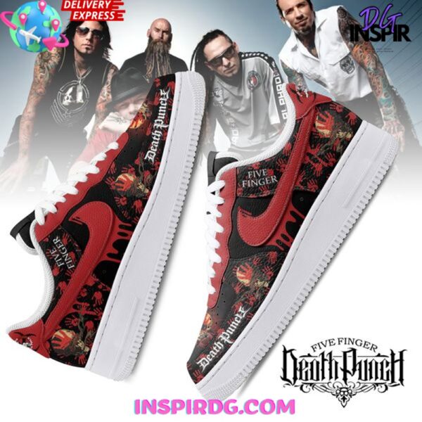 Tubopro Five Finger Death Punch Air Low-Top Sneakers Shoes For Men And Women