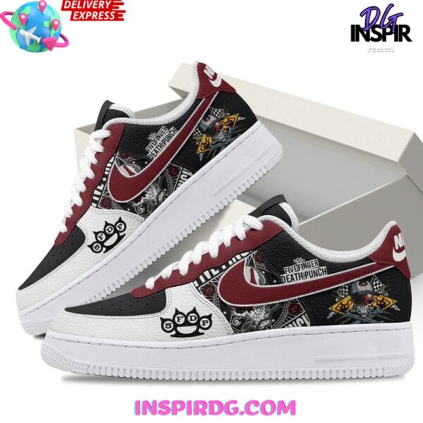 Tubopro Five Finger Death Punch Air Low-Top Sneakers Shoes For Men And Women - Image 2