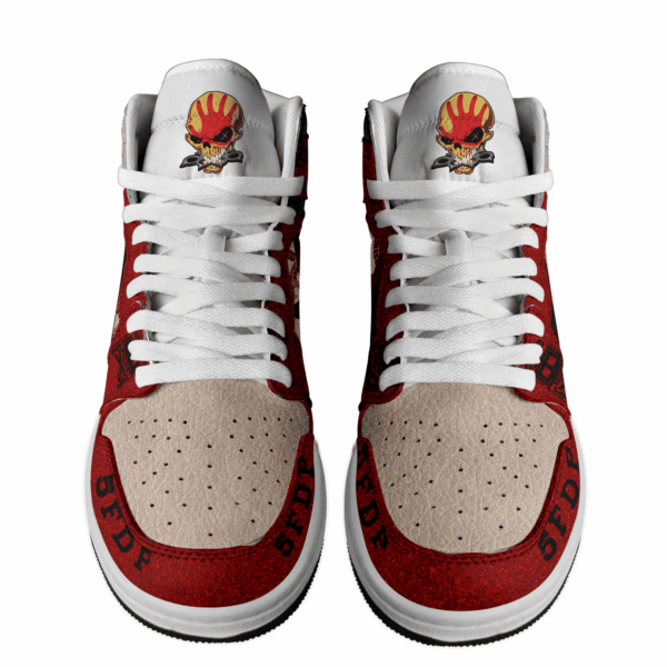 Tubopro Five Finger Death Punch AJ1 High Sneakers Shoes For Men And Women - Image 2