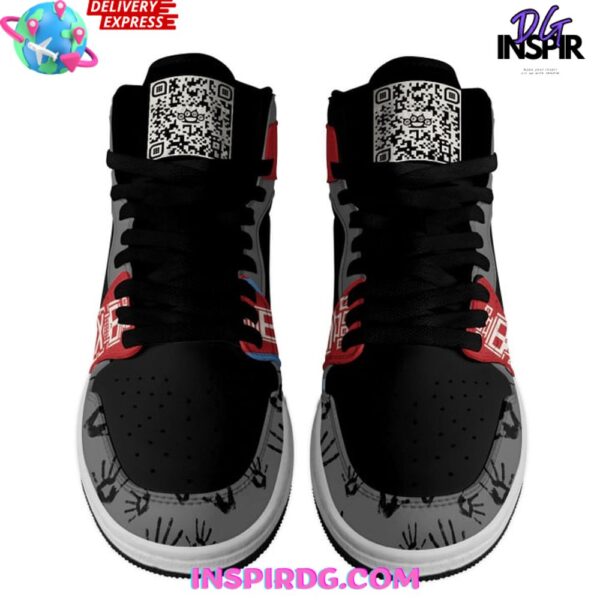 Tubopro Five Finger Death Punch AJ1 High Sneakers Shoes For Men And Women - Image 3