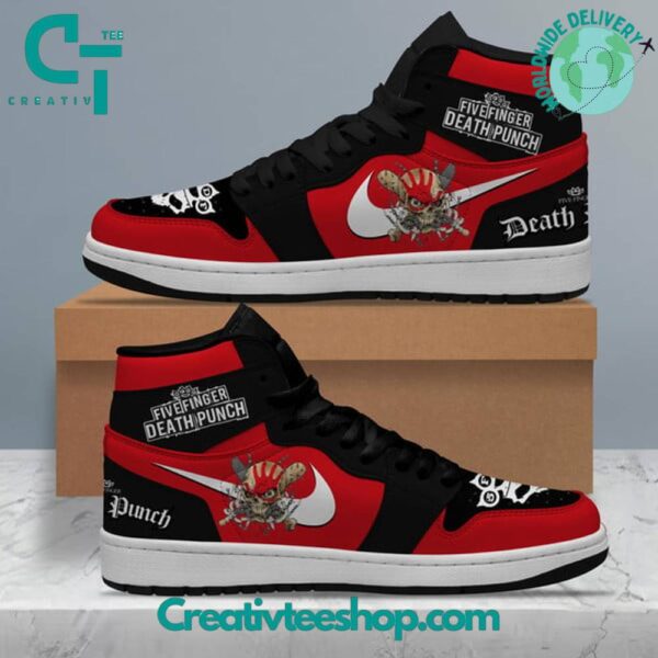 Tubopro Five Finger Death Punch AJ1 High Sneakers Shoes For Men And Women