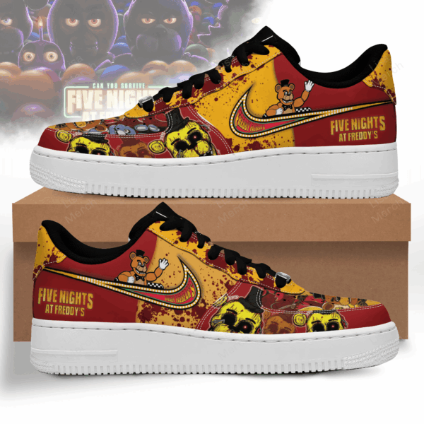 Tubopro Five Nights At Freddy Air Low-Top Sneakers Shoes For Men And Women