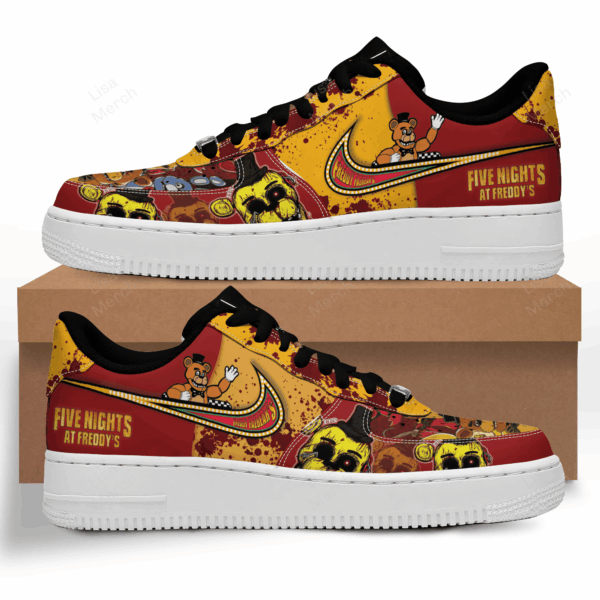 Tubopro Five Nights At Freddy Air Low-Top Sneakers Shoes For Men And Women - Image 2
