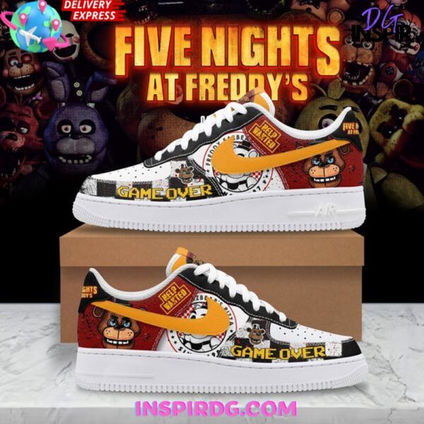 Tubopro Five Nights at Freddys Air Low-Top Sneakers Shoes For Men And Women