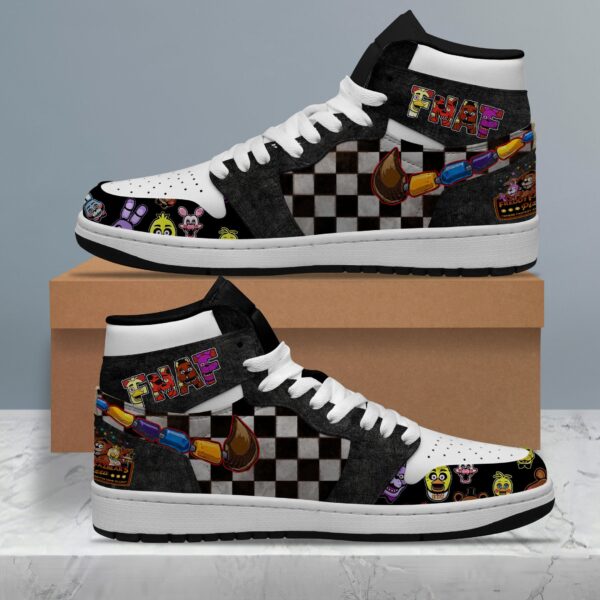 Tubopro Five Nights At Freddys AJ1 High Sneakers Shoes For Men And Women