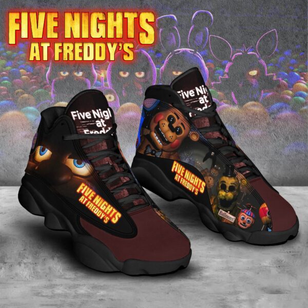Tubopro Five Nights at Freddyâs AJ13 Sneakers Shoes For Men And Women - Image 2