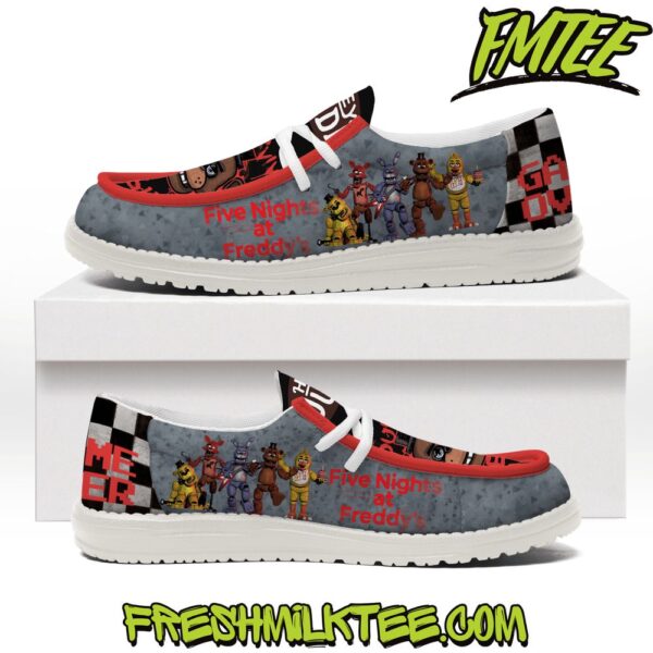 Tubopro Five Nights at Freddys Personalized Hey Dude Shoes For Men And Women - Image 3