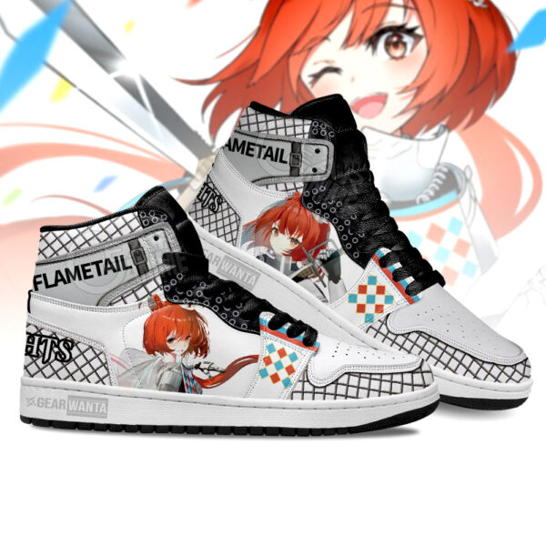 Tubopro Flametail Arknights AJ1 High Sneakers Shoes For Men And Women - Image 3