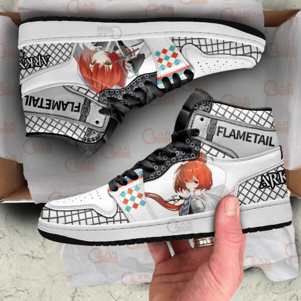Tubopro Flametail Arknights AJ1 High Sneakers Shoes For Men And Women - Image 2
