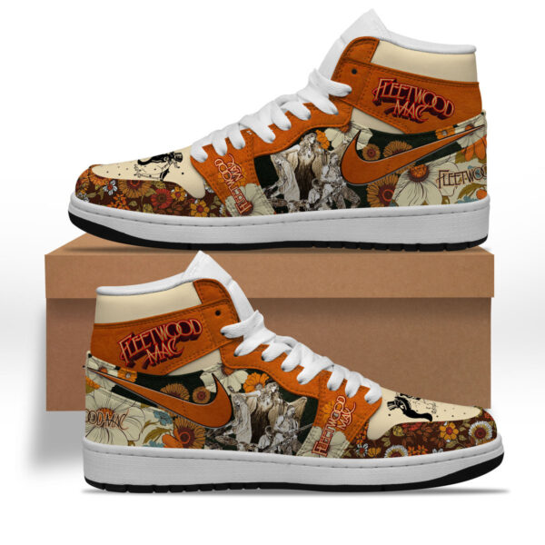 Tubopro Fleetwood Mac AJ1 High Sneakers Shoes For Men And Women - Image 2