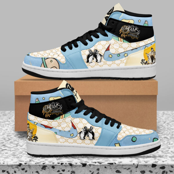 Tubopro Fleetwood Mac AJ1 High Sneakers Shoes For Men And Women - Image 2