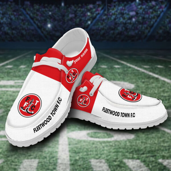 Tubopro Fleetwood Town F.Ch Personalized Hey Dude Shoes For Men And Women