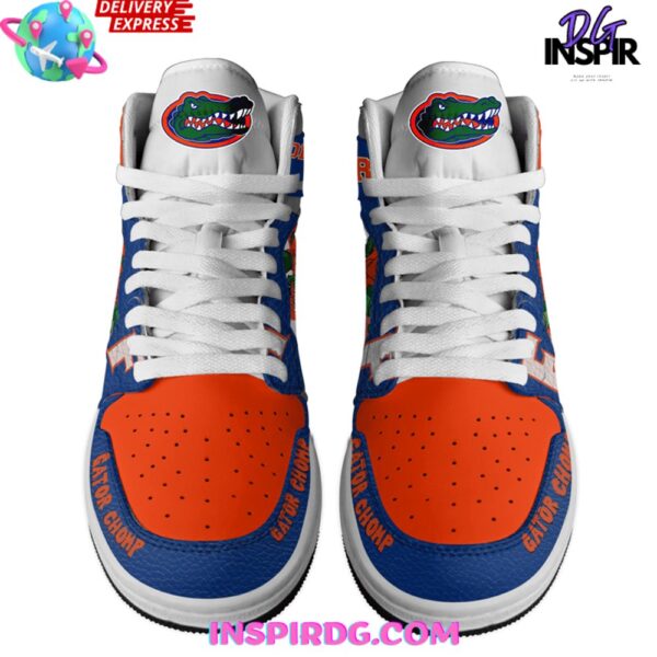 Tubopro Florida Gators AJ1 High Sneakers Shoes For Men And Women - Image 3