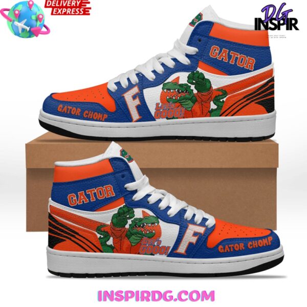 Tubopro Florida Gators AJ1 High Sneakers Shoes For Men And Women - Image 2