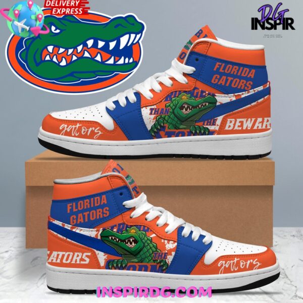 Tubopro Florida Gators AJ1 High Sneakers Shoes For Men And Women