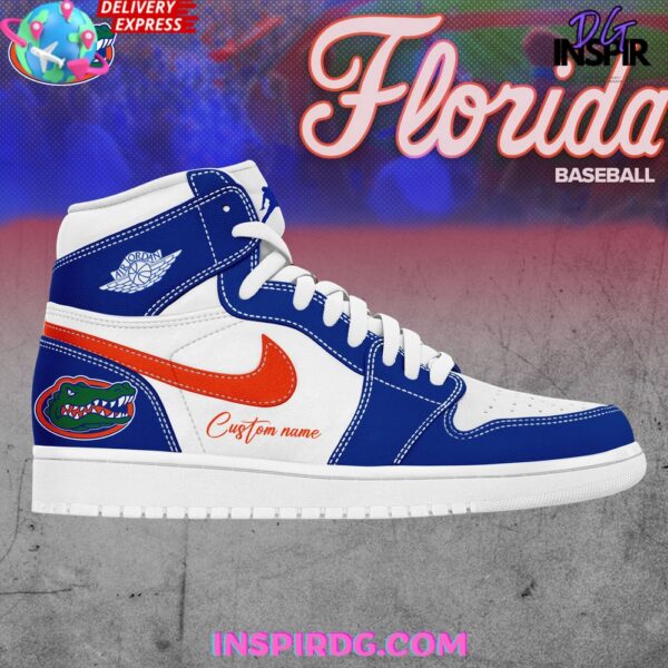 Tubopro Florida Gators AJ1 High Sneakers Shoes For Men And Women - Image 2
