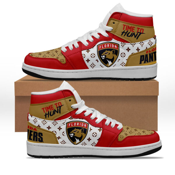 Tubopro Florida Panthers AJ1 High Sneakers Shoes For Men And Women