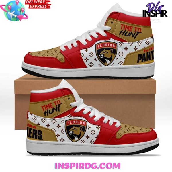 Tubopro Florida Panthers AJ1 High Sneakers Shoes For Men And Women