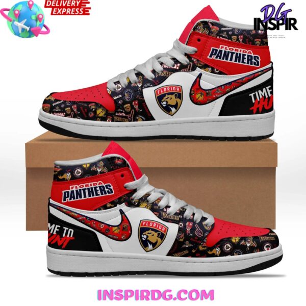 Tubopro Florida Panthers AJ1 High Sneakers Shoes For Men And Women
