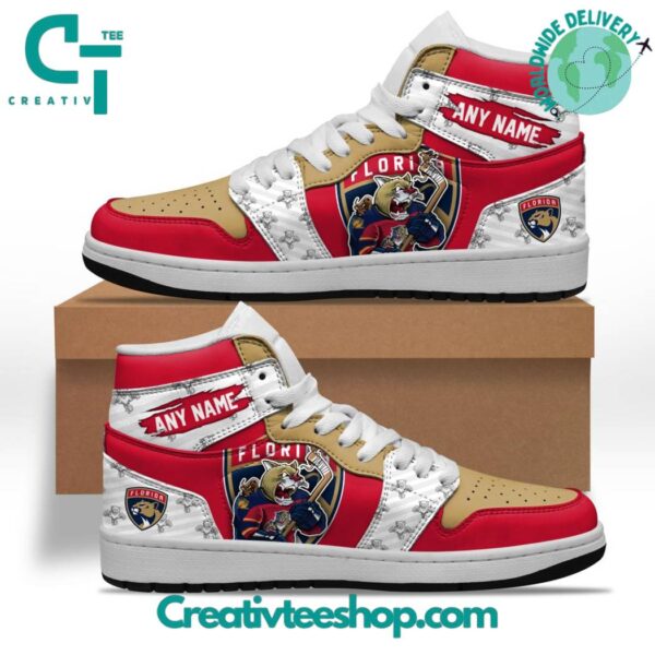 Tubopro Florida Panthers AJ1 High Sneakers Shoes For Men And Women