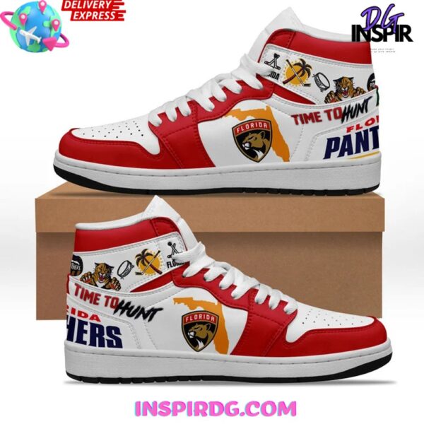 Tubopro Florida Panthers AJ1 High Sneakers Shoes For Men And Women