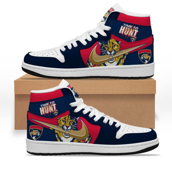 Tubopro Florida Panthers AJ1 High Sneakers Shoes For Men And Women - Image 3