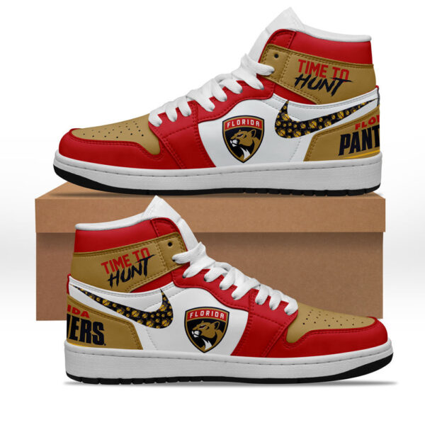 Tubopro Florida Panthers AJ1 High Sneakers Shoes For Men And Women