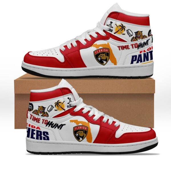 Tubopro Florida Panthers AJ1 High Sneakers Shoes For Men And Women