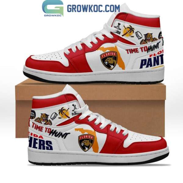 Tubopro Florida Panthers AJ1 High Sneakers Shoes For Men And Women - Image 2