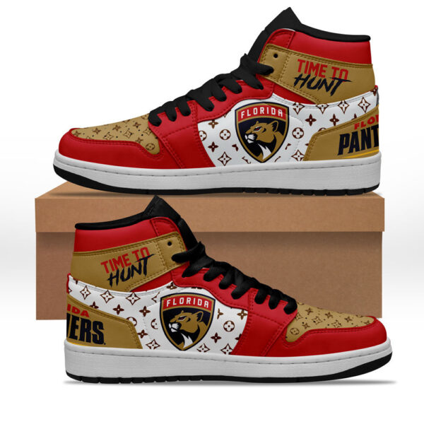 Tubopro Florida Panthers AJ1 High Sneakers Shoes For Men And Women