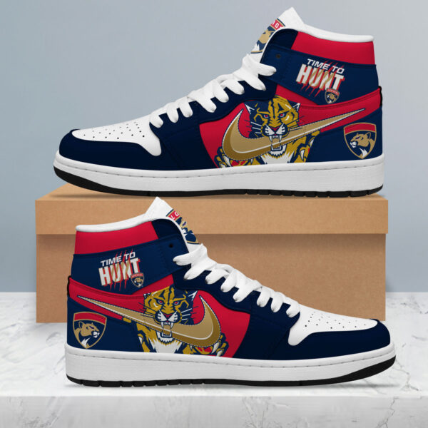 Tubopro Florida Panthers AJ1 High Sneakers Shoes For Men And Women - Image 2