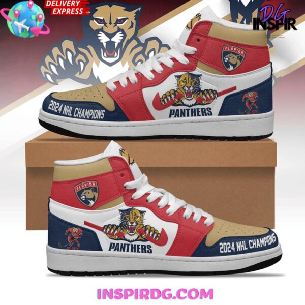 Tubopro Florida Panthers AJ1 High Sneakers Shoes For Men And Women