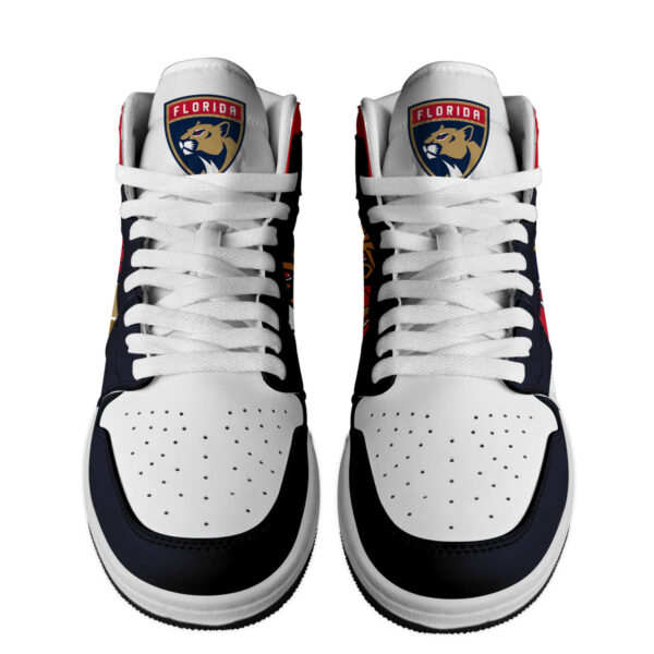 Tubopro Florida Panthers AJ1 High Sneakers Shoes For Men And Women - Image 4