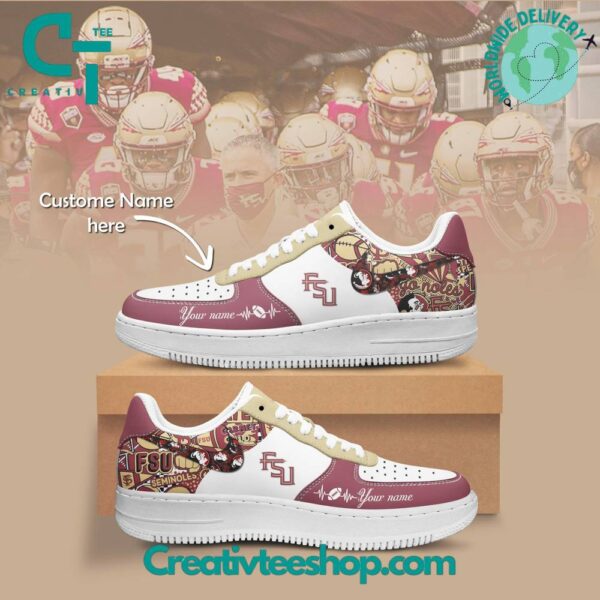 Tubopro Florida State Seminoles Air Low-Top Sneakers Shoes For Men And Women