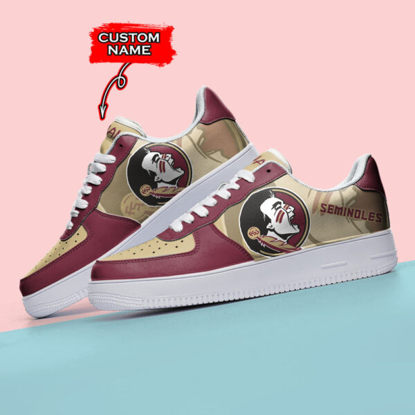 Tubopro Florida State Seminoles NCAA Air Low-Top Sneakers Shoes For Men And Women - Image 3