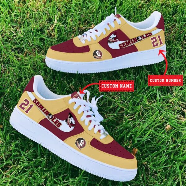 Tubopro Florida State Seminoles NCAA Air Low-Top Sneakers Shoes For Men And Women