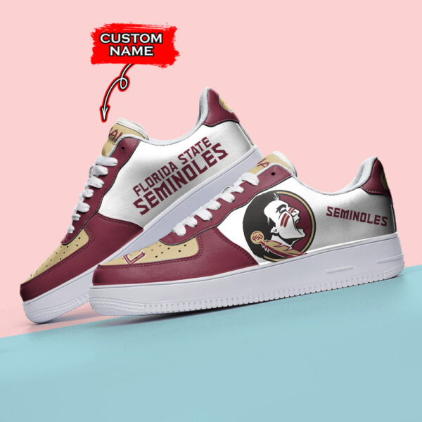 Tubopro Florida State Seminoles NCAA Air Low-Top Sneakers Shoes For Men And Women - Image 3
