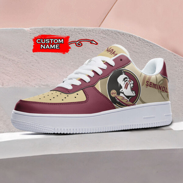 Tubopro Florida State Seminoles NCAA Air Low-Top Sneakers Shoes For Men And Women - Image 2