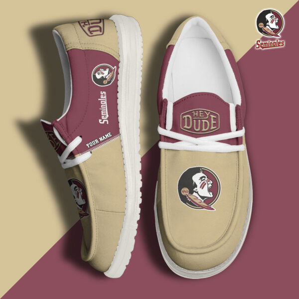 Tubopro Florida State Seminoles Personalized Hey Dude Shoes For Men And Women - Image 2