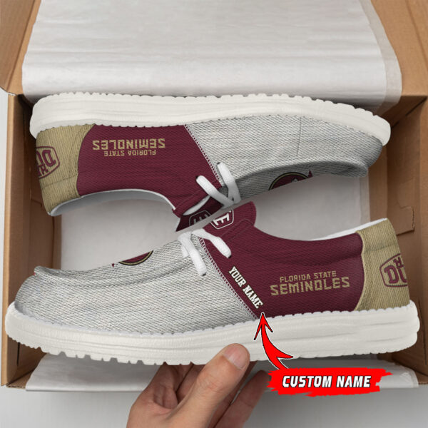 Tubopro Florida State Seminoles Personalized Hey Dude Shoes For Men And Women - Image 2