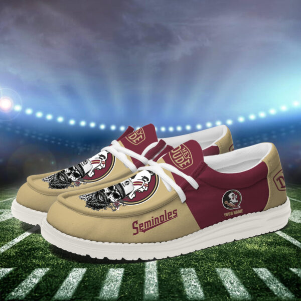 Tubopro Florida State Seminoles Personalized Hey Dude Shoes For Men And Women - Image 2