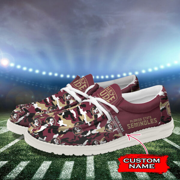 Tubopro Florida State Seminoles Personalized Hey Dude Shoes For Men And Women - Image 3