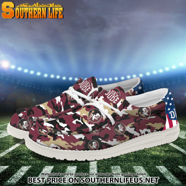 Tubopro Florida State Seminoles Personalized Hey Dude Shoes For Men And Women - Image 2