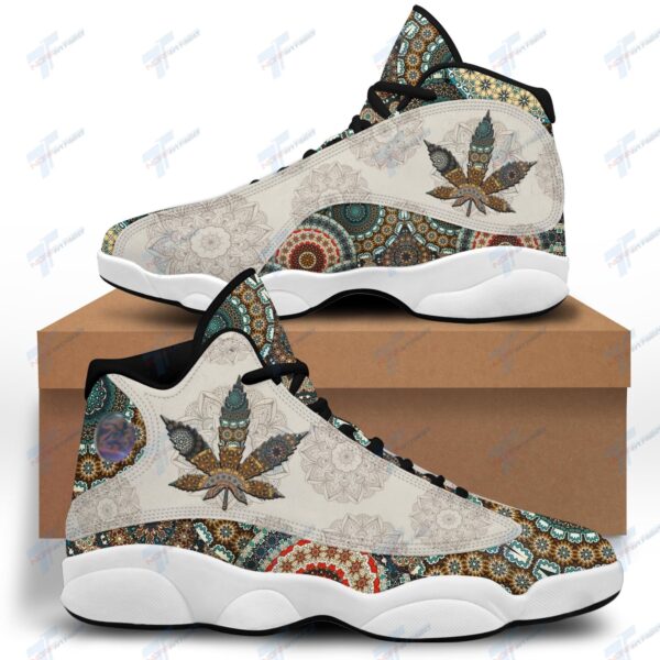 Tubopro Flower Mandala Canabis AJ13 Sneakers Shoes For Men And Women