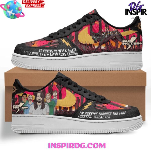 Tubopro Foo Fighters Air Low-Top Sneakers Shoes For Men And Women - Image 2