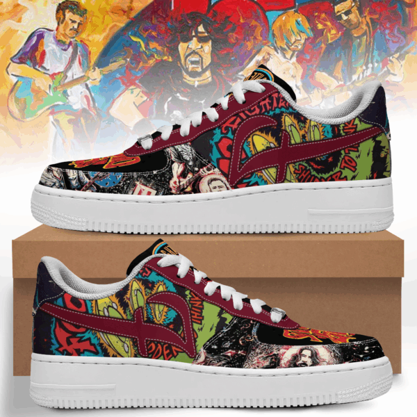 Tubopro Foo Fighters Air Low-Top Sneakers Shoes For Men And Women