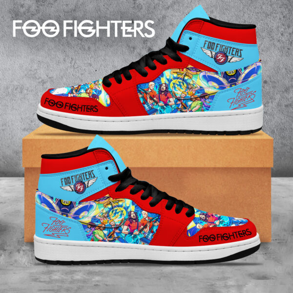 Tubopro Foo Fighters AJ1 High Sneakers Shoes For Men And Women - Image 2