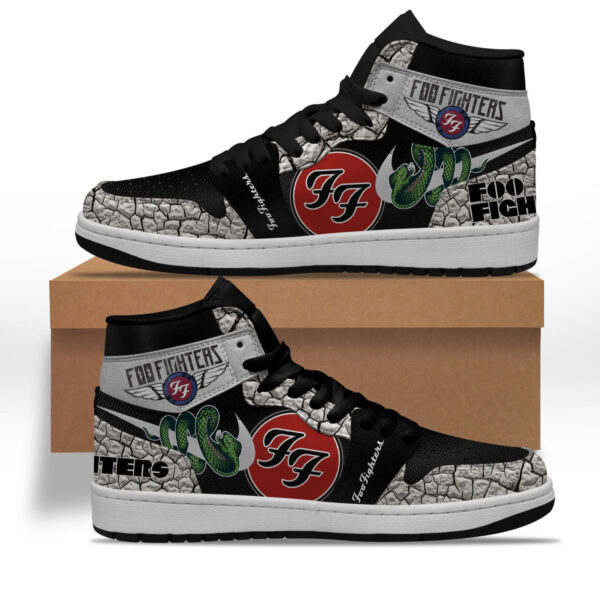 Tubopro Foo Fighters AJ1 High Sneakers Shoes For Men And Women